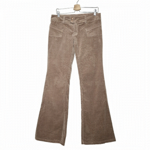 VINTAGE 90s Bongo Velvet Flare Pants Mid- rise